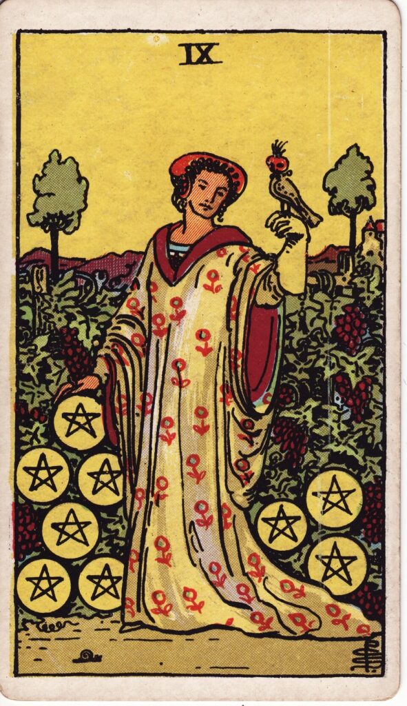 tarot tılsım dokuzlusu kartı
